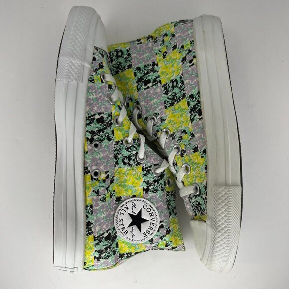 Converse Womens 542558F Multicolor Floral Chuck Taylor All Star Size 8 Sneakers - Picture 7 of 10